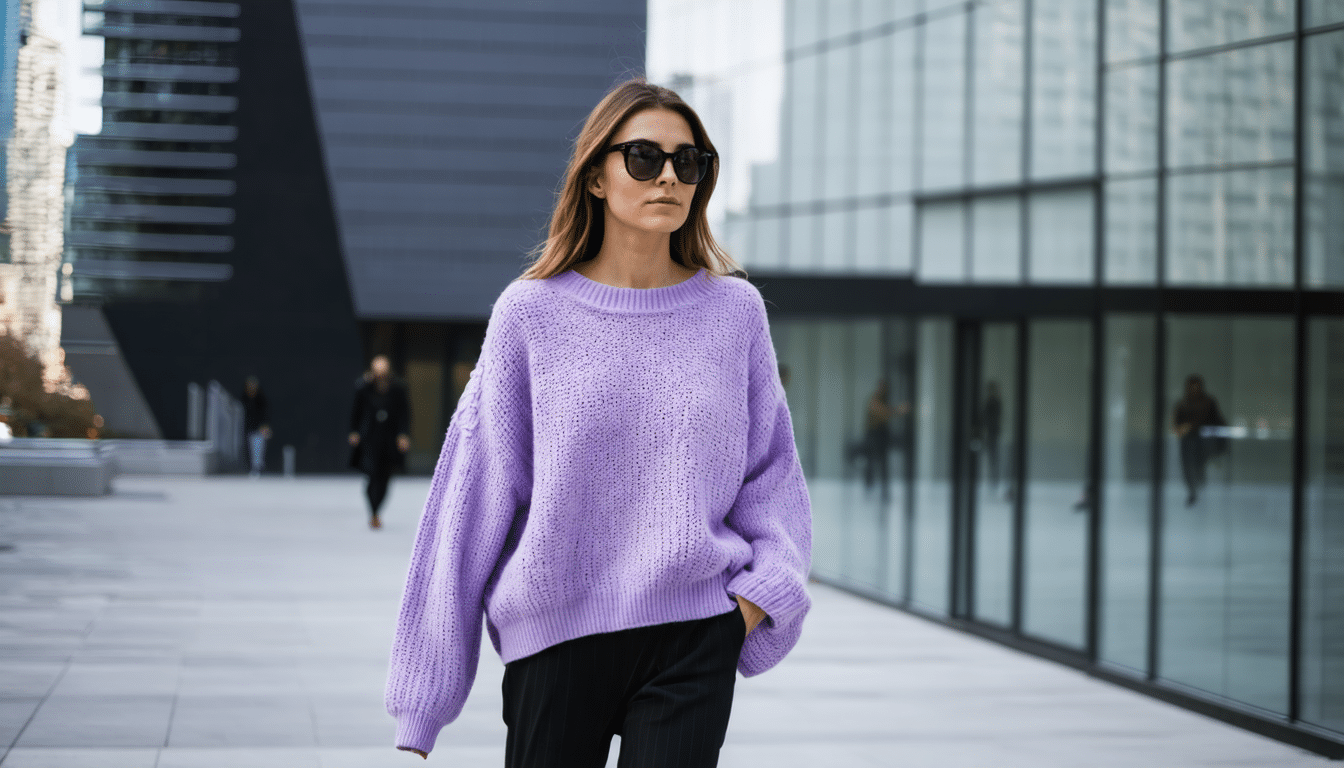 &Agrave; 51&nbsp;ans, Elsa Lunghini adopte le pull phare de la saison – il est tellement confortable&nbsp;!