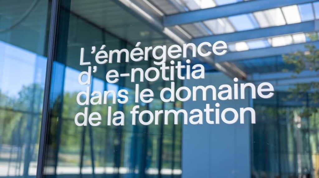 L’&eacute;mergence d’e-notitia dans le domaine de la formation