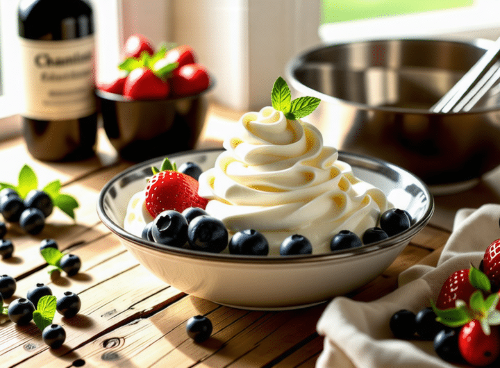 découvrez nos astuces et techniques pour réussir une chantilly maison parfaite. apprenez à préparer une crème légère et aérienne qui sublimera vos desserts et impressionnera vos convives. idéal pour les amateurs de pâtisserie en quête de légèreté et de saveurs.