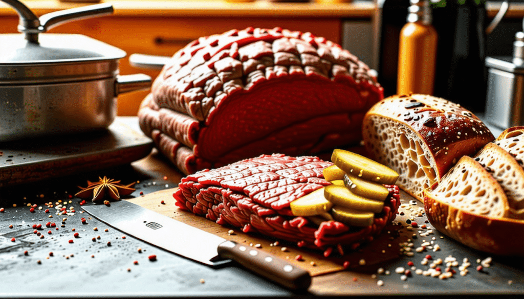 Pastrami&nbsp;: histoire et secrets de pr&eacute;paration de cette charcuterie &eacute;pic&eacute;e d’origine new-yorkaise