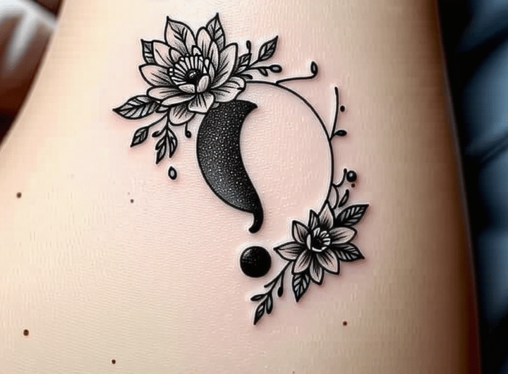 découvrez la signification du tatouage point-virgule, un symbole puissant de résilience et de solidarité. ce motif inspire ceux qui l'arborent à surmonter les épreuves et à se soutenir mutuellement dans le combat contre les troubles mentaux. plongez dans l'univers de ce tatouage empreint de sens et d'espoir.