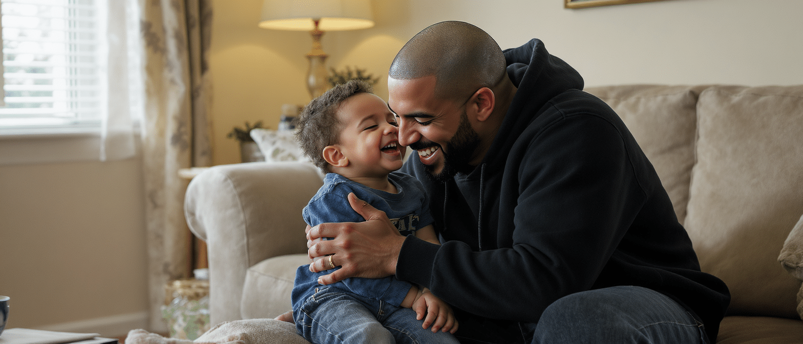 Drake partage un moment tendre avec son fils