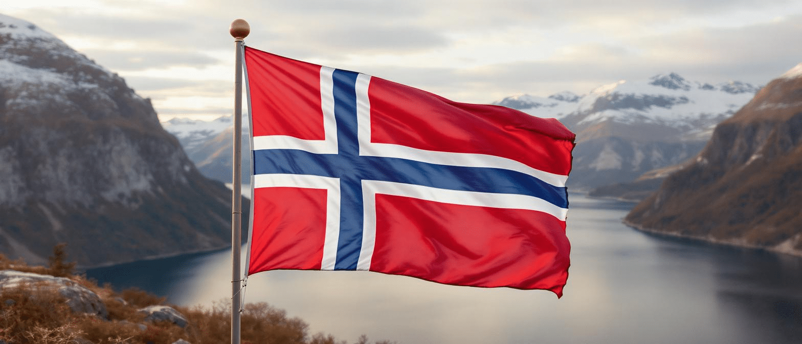 Le drapeau norvégien : histoire et symbole d'un modèle social inspirant