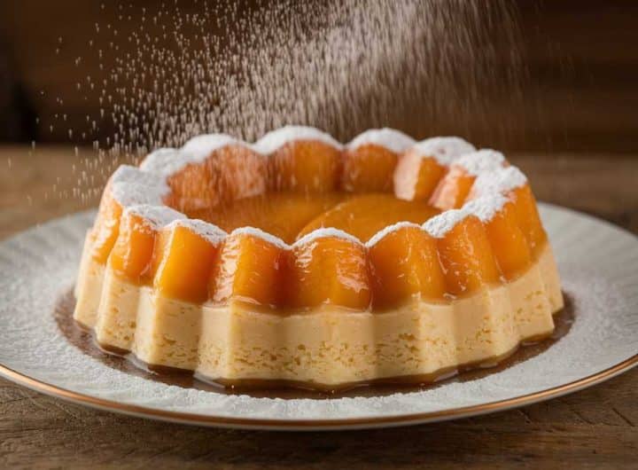 Un délicieux dessert aux abricots : entre cheesecake et flan, sans aucune matière grasse