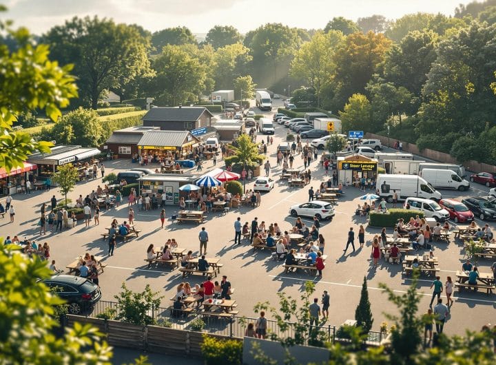 découvrez l'aire d'autoroute la plus fréquentée de france, un lieu vivant et dynamique qui se métamorphose chaque jour en une véritable ville éphémère. profitez de ses services variés, de sa gastronomie et de l'animation qui font de chaque arrêt une expérience unique.