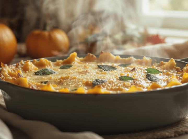 découvrez une recette gourmande de lasagnes crémeuses à la saveur automnale, préparée sans béchamel. un plat réconfortant, riche en saveurs et idéal pour vos repas de saison.