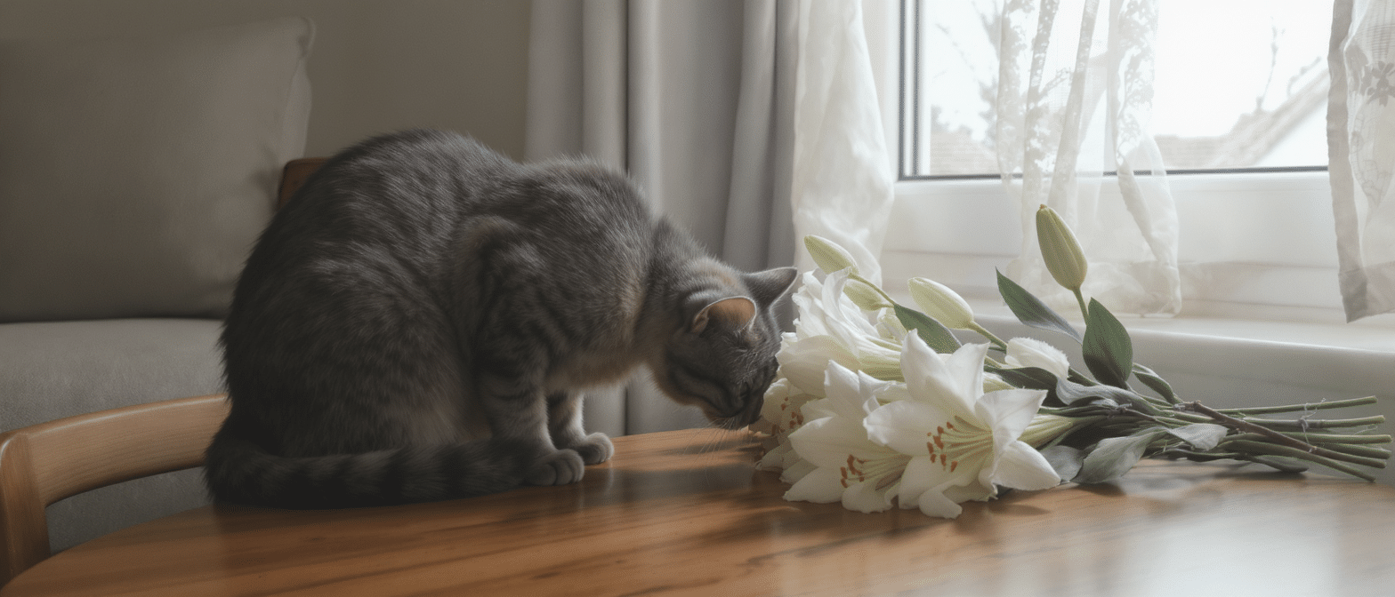 Attention aux f&eacute;lins : cette plante commune, souvent offerte, peut &ecirc;tre mortelle pour nos amis les chats