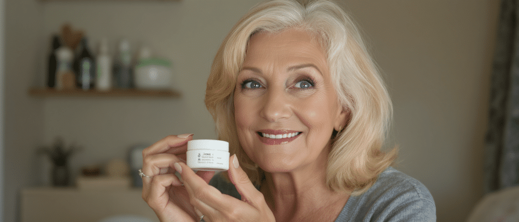 &Agrave; seulement 18 &euro;, la cr&egrave;me hydratante ador&eacute;e de Jane Fonda s&eacute;duit tellement que certaines femmes abandonnent le maquillage