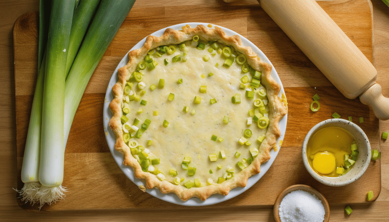 Comment r&eacute;ussir une tarte aux poireaux savoureuse et simple