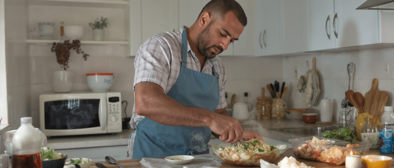 Jimmy Mohamed partage sa recette &eacute;claire avec des ingr&eacute;dients du quotidien : un plat Picard pr&ecirc;t en seulement 7 minutes