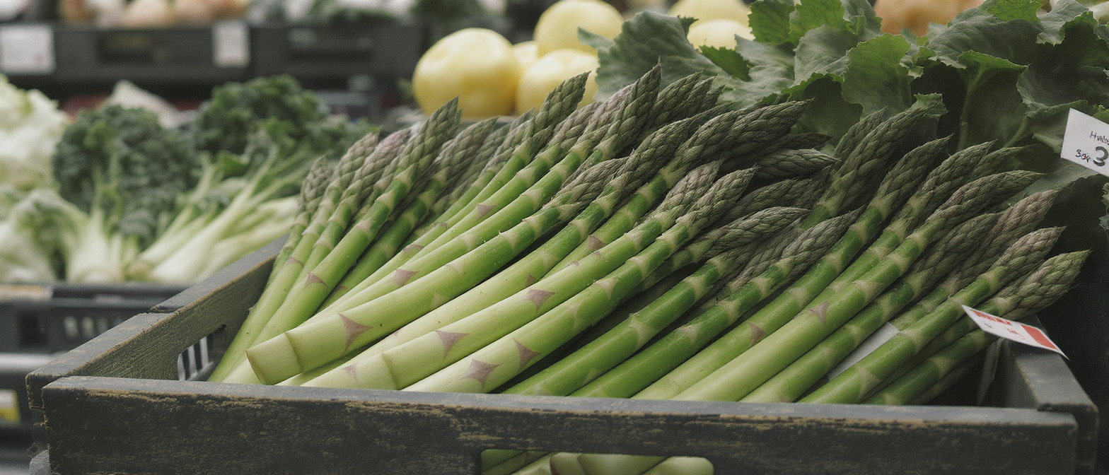 profitez des asperges à moitié prix, le moment parfait pour acheter malin et savourer des produits frais à petits prix.