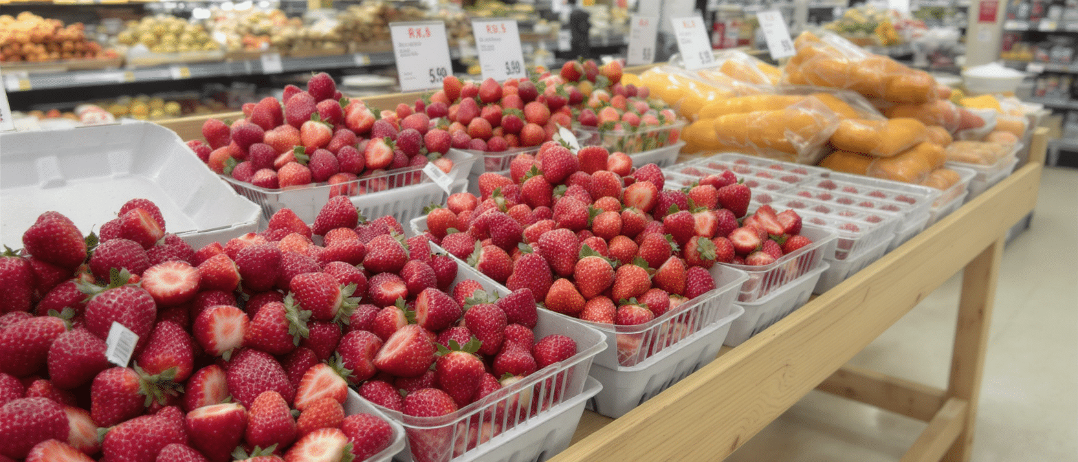 Bonne nouvelle pour les mara&icirc;chers : les fraises fran&ccedil;aises sold&eacute;es &agrave; moiti&eacute; prix gr&acirc;ce &agrave; un facteur surprenant