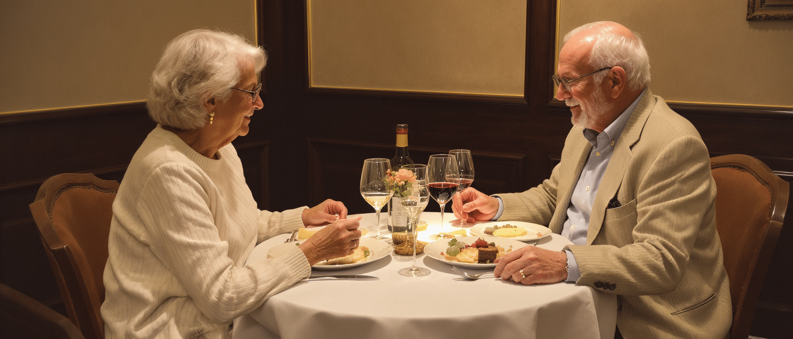 Ces restaurants gourmet &agrave; prix doux ravissent les couples de retrait&eacute;s