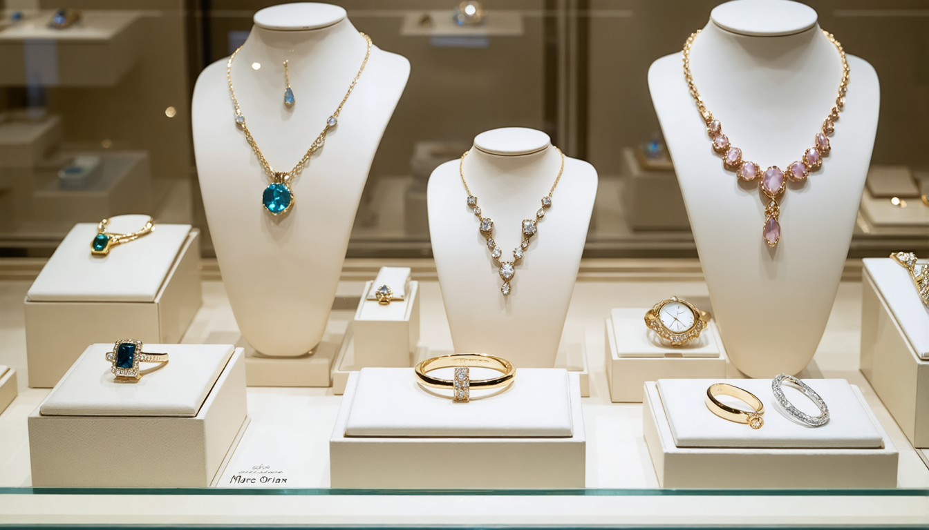 Marc Orian : pr&eacute;sentation des collections et services de l&rsquo;enseigne de bijouterie