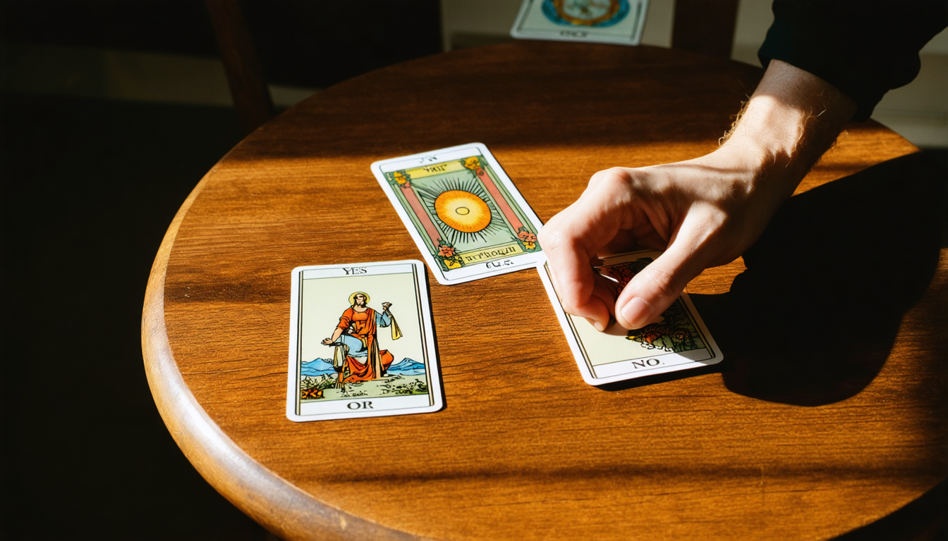 Tarot oui non : principes du tirage rapide pour obtenir une r&eacute;ponse imm&eacute;diate