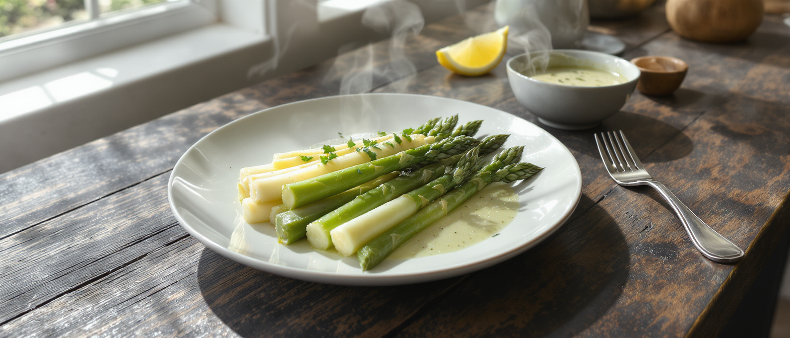 Une sauce l&eacute;g&egrave;re et savoureuse pour sublimer vos asperges avec moiti&eacute; moins de calories que la mayonnaise