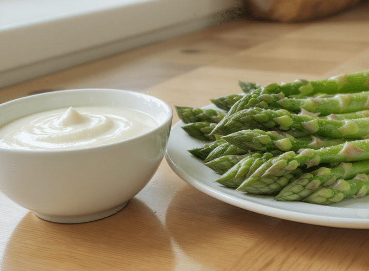 découvrez une sauce légère et savoureuse pour accompagner vos asperges, avec moitié moins de calories que la mayonnaise, idéale pour une cuisine saine et gourmande.