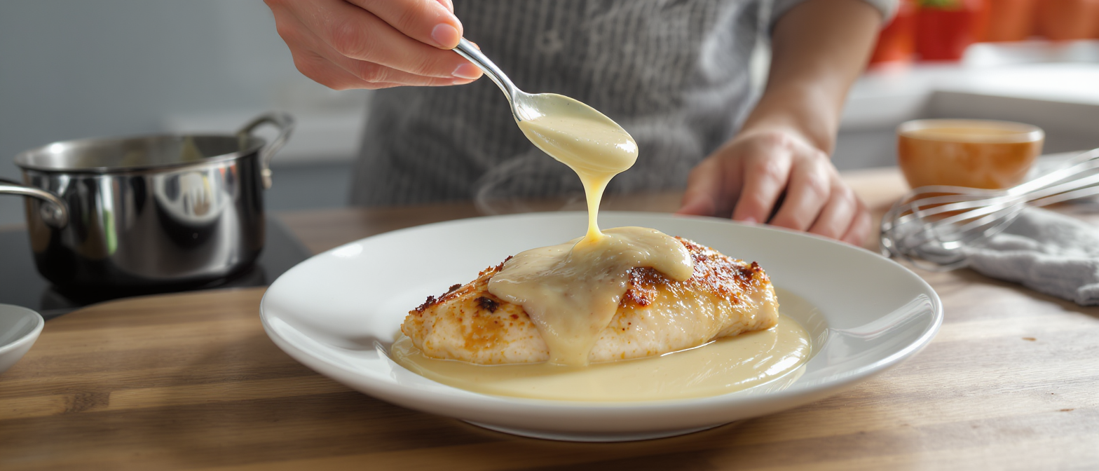Cette sauce embl&eacute;matique fran&ccedil;aise, simple &agrave; pr&eacute;parer, sublime &agrave; coup s&ucirc;r vos plats de volaille