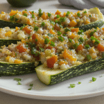 Des courgettes farcies l&eacute;g&egrave;res sans chair &agrave; saucisse : une alternative saine et savoureuse &agrave; la recette classique