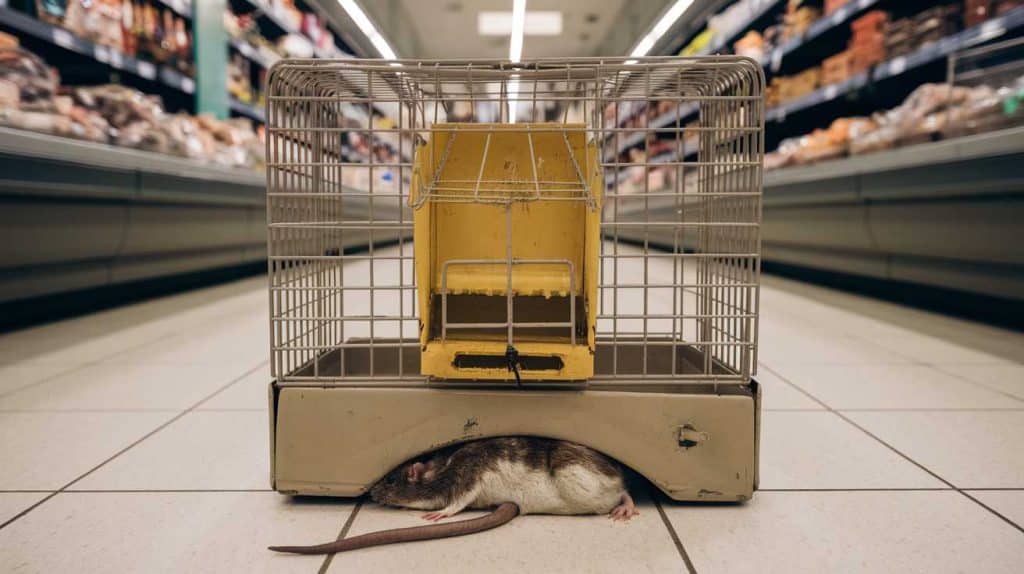 Ce dispositif anti-rongeurs controvers&eacute; banni en Espagne et en Belgique provoque l’indignation dans les supermarch&eacute;s