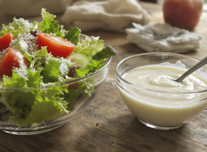 découvrez cette sauce savoureuse à moitié moins calorique que la mayonnaise, parfaite pour révolutionner vos salades composées avec légèreté et goût.