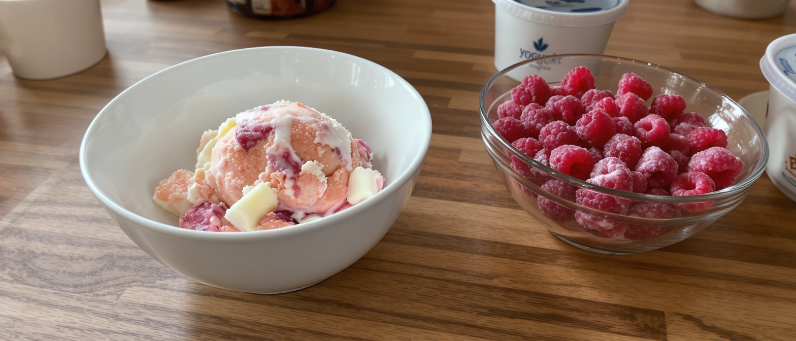 Glace maison express : pr&eacute;parez-la sans machine ni attente avec seulement 2 ingr&eacute;dients