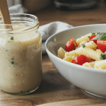Une sauce l&eacute;g&egrave;re et savoureuse qui sublime vos salades de p&acirc;tes bien au-del&agrave; de la vinaigrette