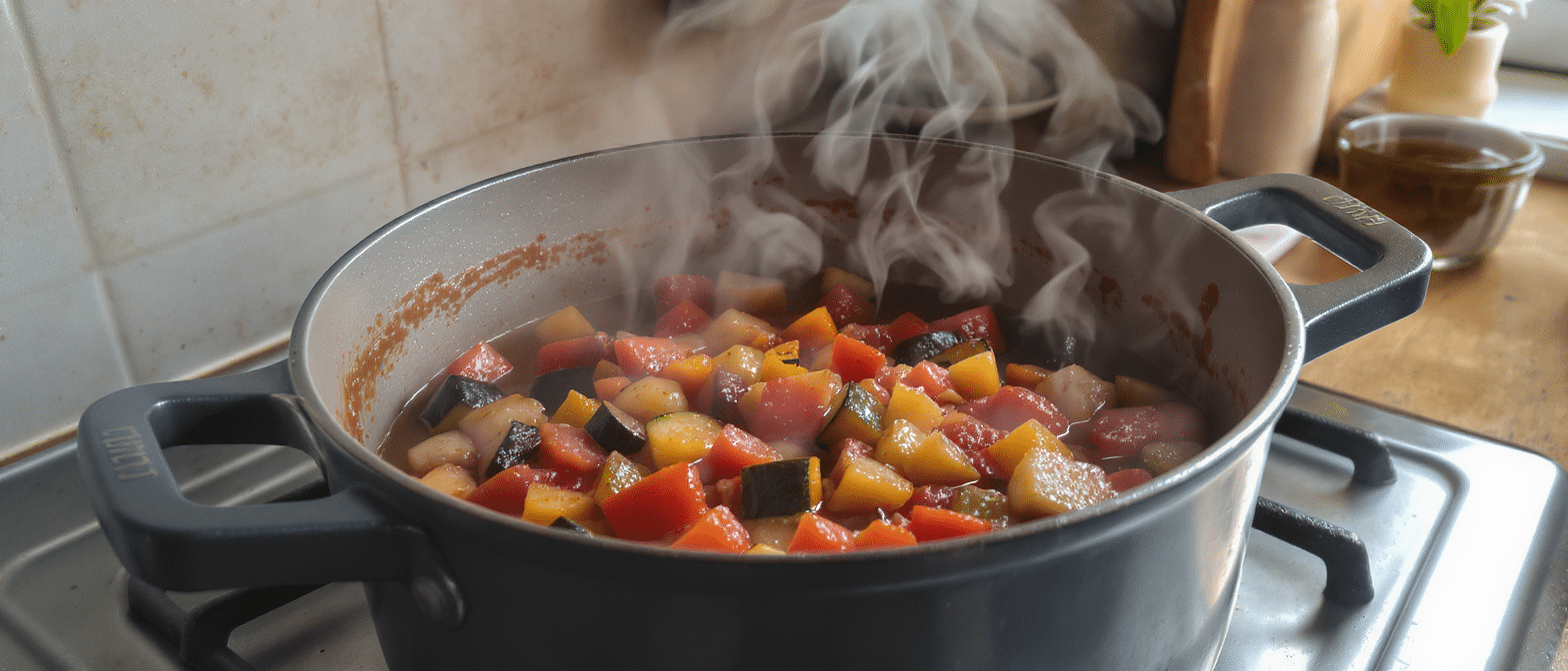 découvrez comment réduire l'eau et intensifier les saveurs pour réussir une ratatouille parfaite dès les premières minutes de cuisson grâce à nos astuces simples et efficaces.