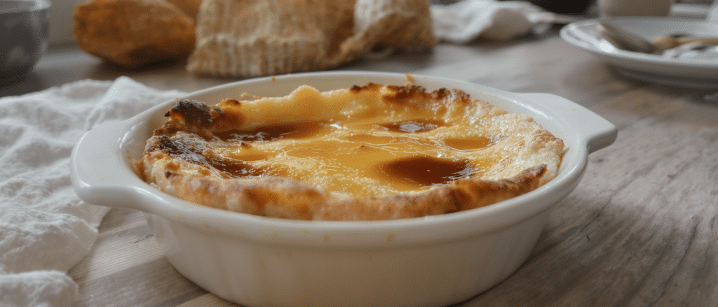 D&eacute;couvrez ce dessert normand simple &agrave; r&eacute;aliser, &agrave; la texture unique entre clafoutis et flan