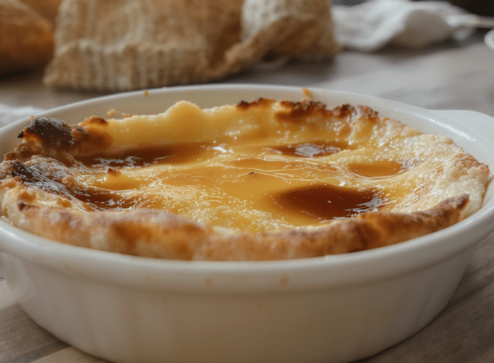découvrez un dessert normand facile à préparer, à la texture délicieuse mélangeant clafoutis et flan pour un plaisir gourmand unique.