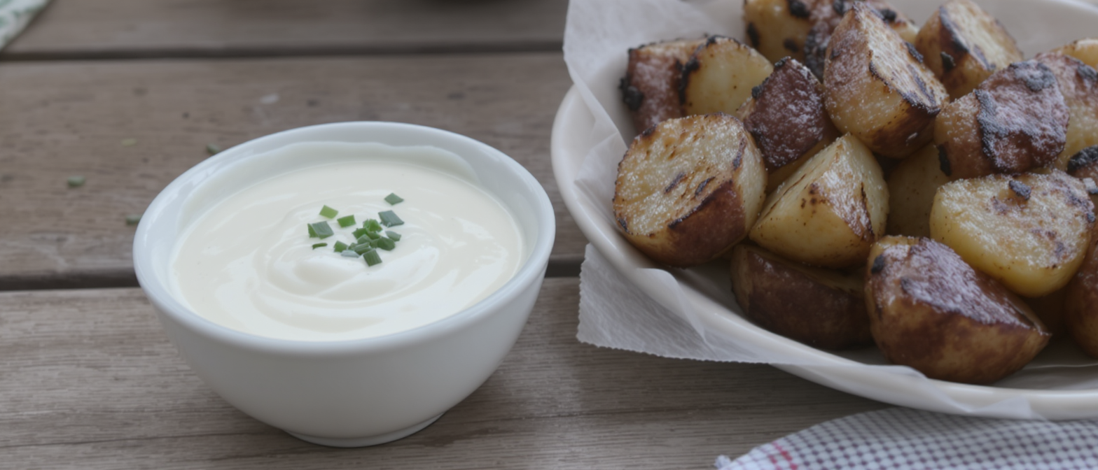 En seulement 2 minutes, réalisez cette sauce onctueuse qui sublimera vos pommes de terre au barbecue