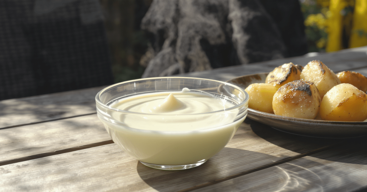 En seulement 2 minutes, r&eacute;alisez cette sauce onctueuse qui sublimera vos pommes de terre au barbecue