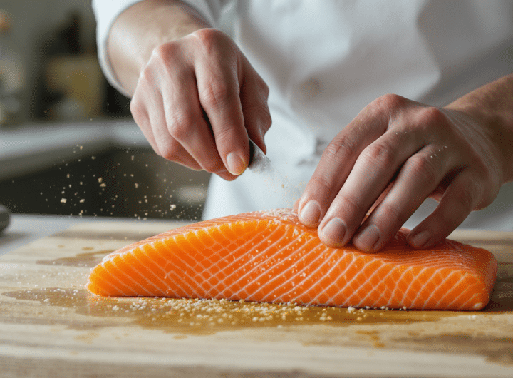 découvrez le secret du chef pour cuire un saumon parfaitement en seulement 3 minutes et impressionnez vos invités avec une recette simple et rapide.