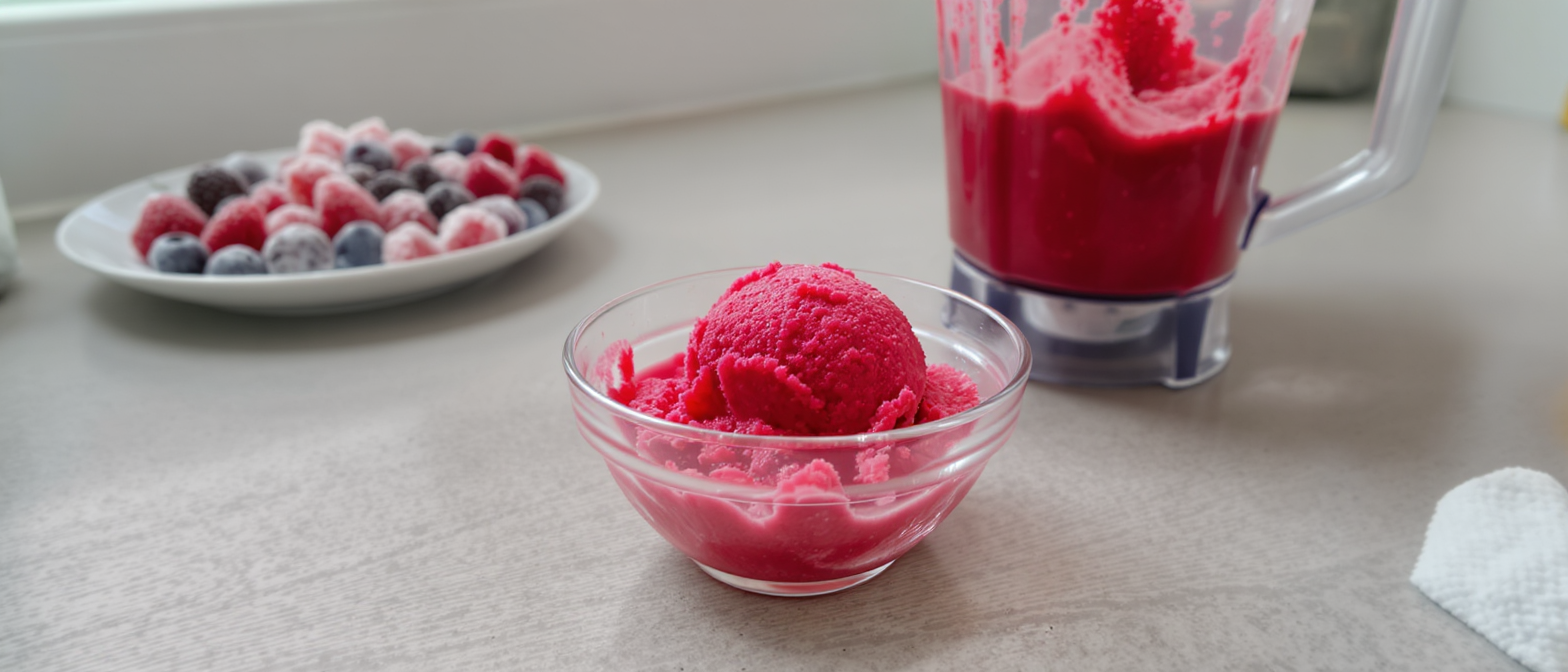 Sorbet express aux fruits : rafra&icirc;chissement garanti sans machine &agrave; glace