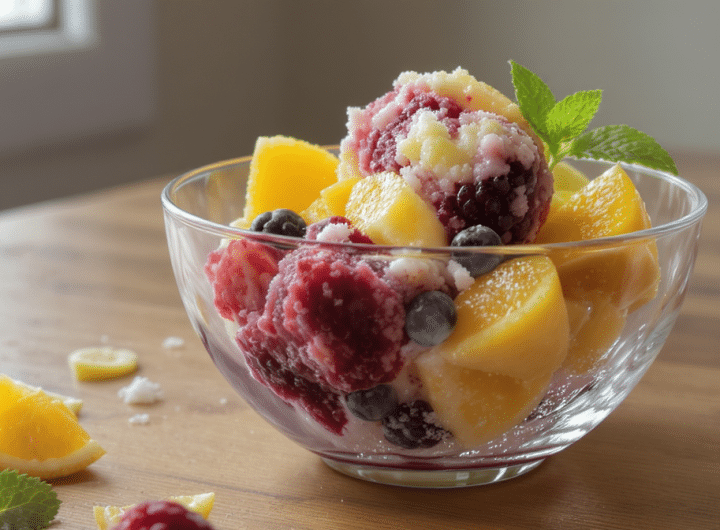 découvrez notre recette facile de sorbet express aux fruits, un rafraîchissement rapide et savoureux sans besoin de machine à glace. parfait pour l'été !