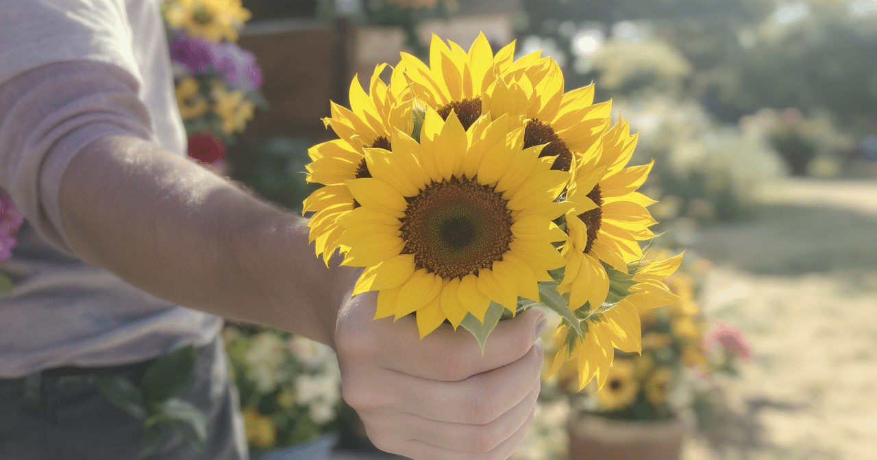 Tournesols offerts : d&eacute;couvrez l’astuce de fleuriste pour en profiter jusqu’&agrave; la fin de l’&eacute;t&eacute;