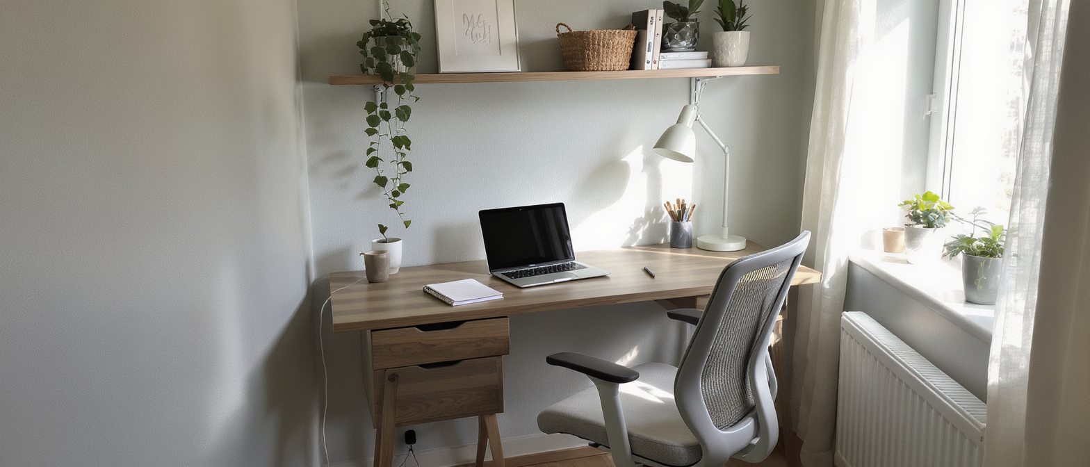 Am&eacute;nager un coin bureau chez soi : astuces simples et pratiques pour r&eacute;ussir