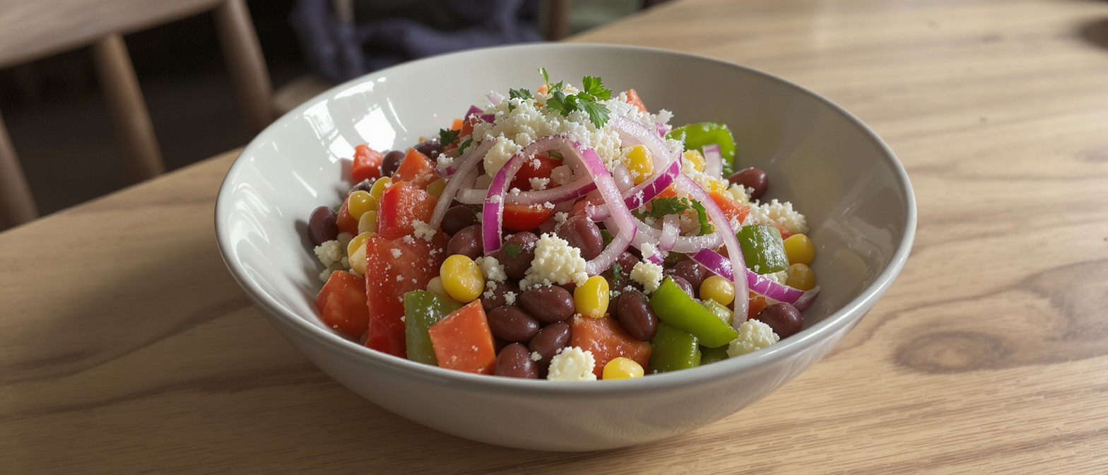 Cette salade compos&eacute;e sans p&acirc;tes ni riz vous rassasie bien plus longtemps que les autres
