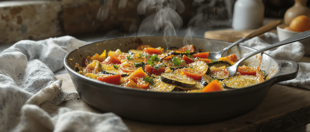 Tian Proven&ccedil;al : le secret d’un confit de l&eacute;gumes fondant et plein de saveurs gr&acirc;ce &agrave; une astuce simple