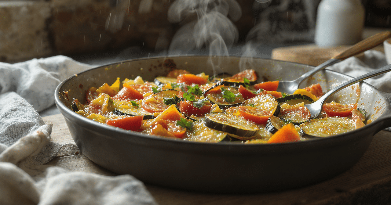 Tian Proven&ccedil;al : le secret d’un confit de l&eacute;gumes fondant et plein de saveurs gr&acirc;ce &agrave; une astuce simple