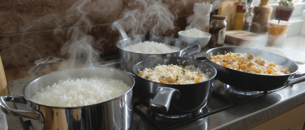 Les secrets pour ma&icirc;triser la cuisson du riz : &agrave; l’eau, pilaf, cr&eacute;ole et bien plus