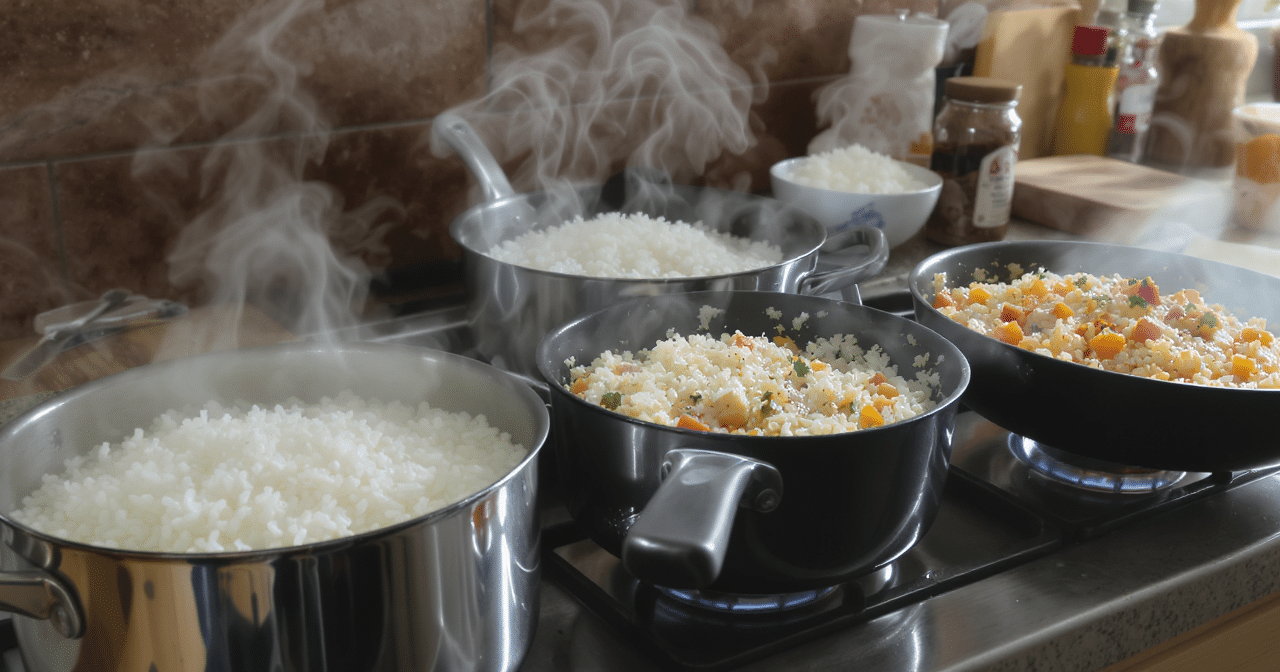Les secrets pour ma&icirc;triser la cuisson du riz : &agrave; l’eau, pilaf, cr&eacute;ole et bien plus