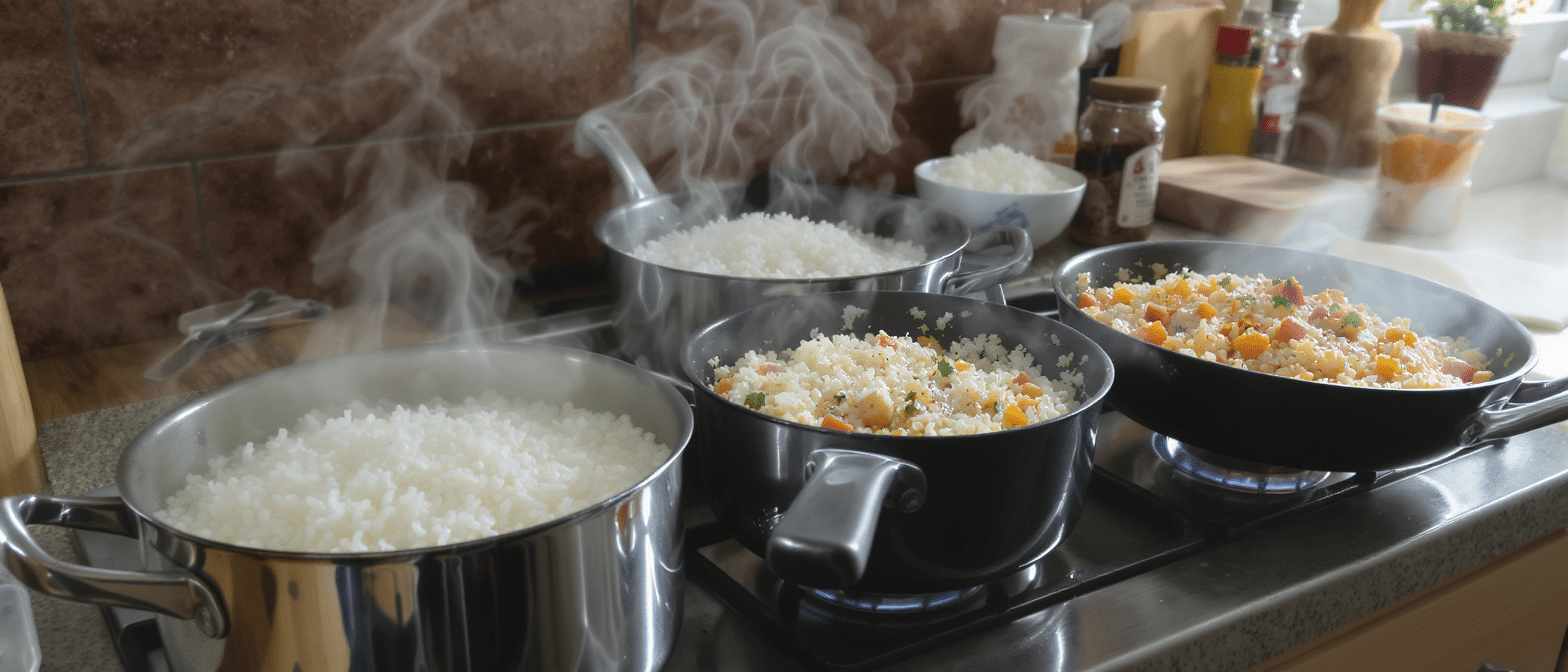 découvrez les astuces indispensables pour cuire parfaitement le riz sous toutes ses formes : à l'eau, pilaf, créole et bien d'autres techniques savoureuses.