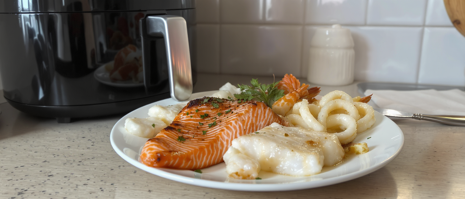 Poissons et fruits de mer &agrave; l&rsquo;Airfryer : des recettes savoureuses, rapides et faciles &agrave; r&eacute;ussir