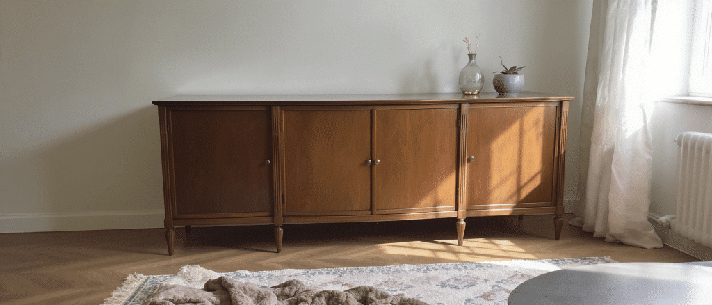 Buffet en enfilade : l&rsquo;&eacute;l&eacute;gance vintage qui trouve sa place dans les int&eacute;rieurs d&rsquo;aujourd&rsquo;hui