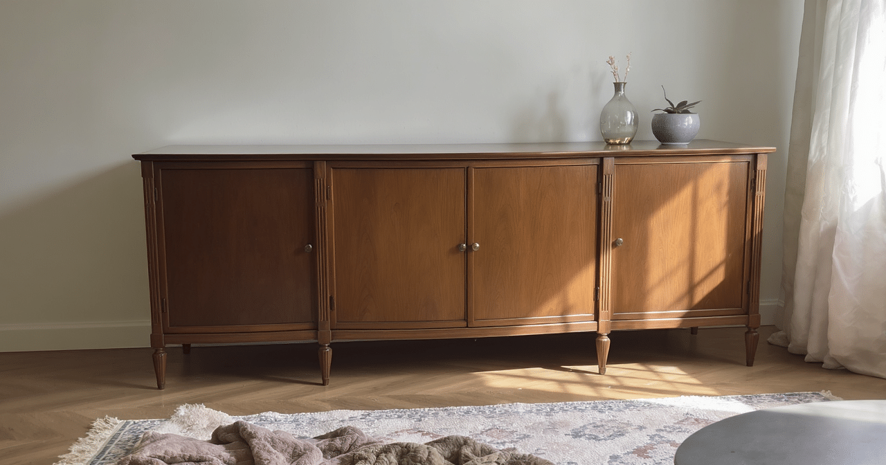 Buffet en enfilade : l&rsquo;&eacute;l&eacute;gance vintage qui trouve sa place dans les int&eacute;rieurs d&rsquo;aujourd&rsquo;hui