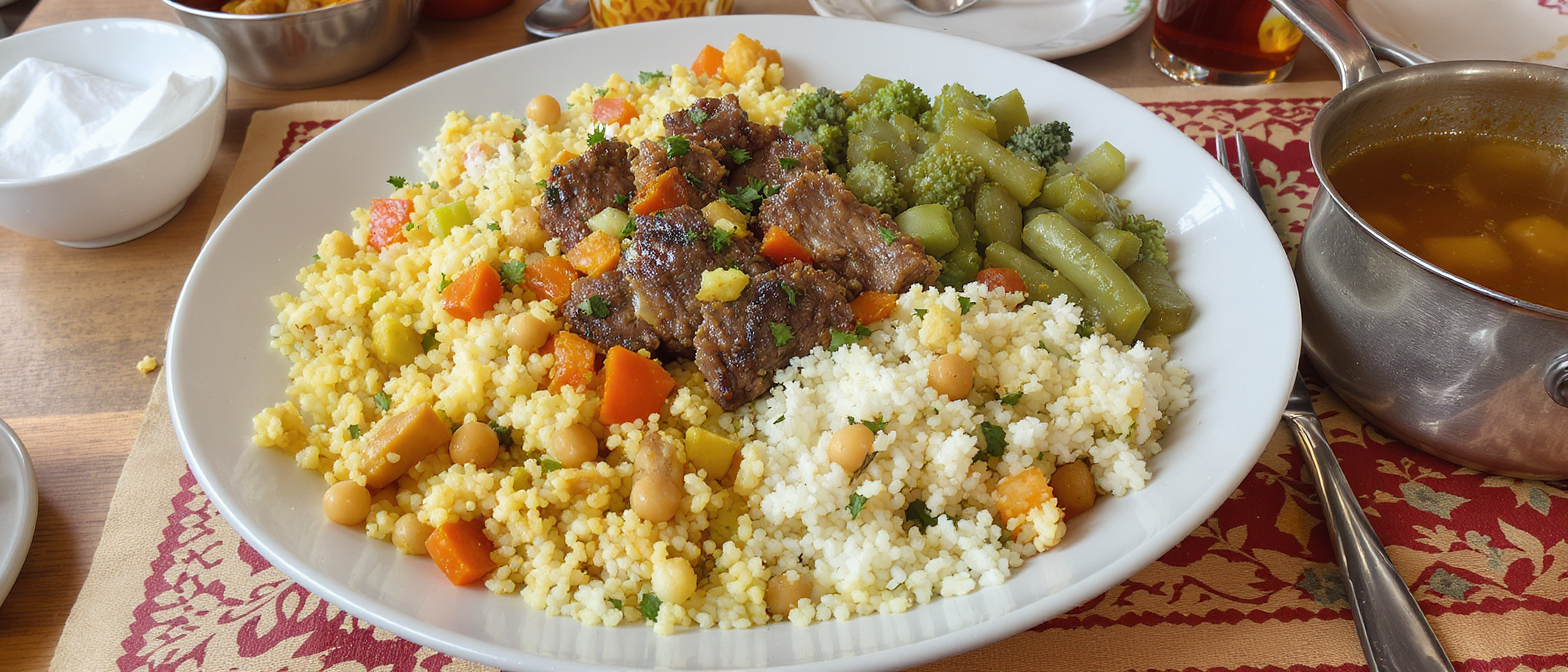 Le couscous alg&eacute;rien authentique : traditions, saveurs et secrets de pr&eacute;paration