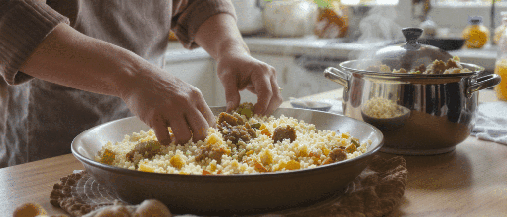 Le couscous alg&eacute;rien authentique : traditions, saveurs et secrets de pr&eacute;paration