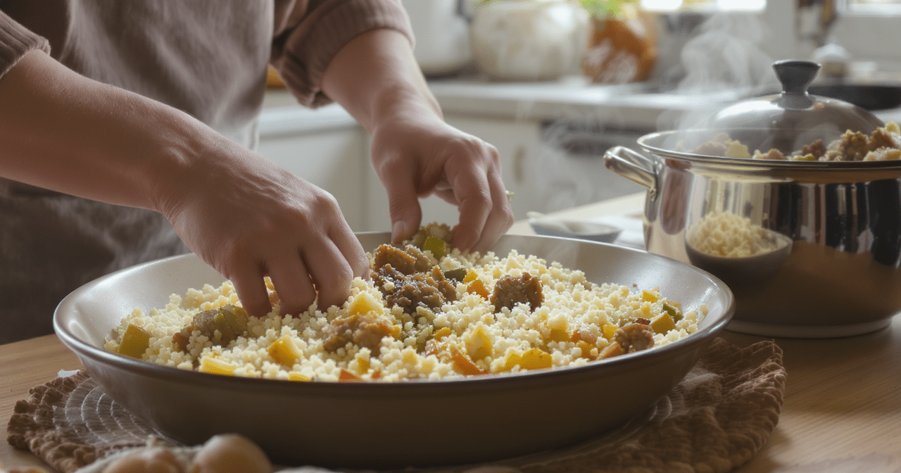 Le couscous alg&eacute;rien authentique : traditions, saveurs et secrets de pr&eacute;paration